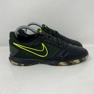 Nike Boys Lunar Gator 2 Black Soccer Shoes Size 6